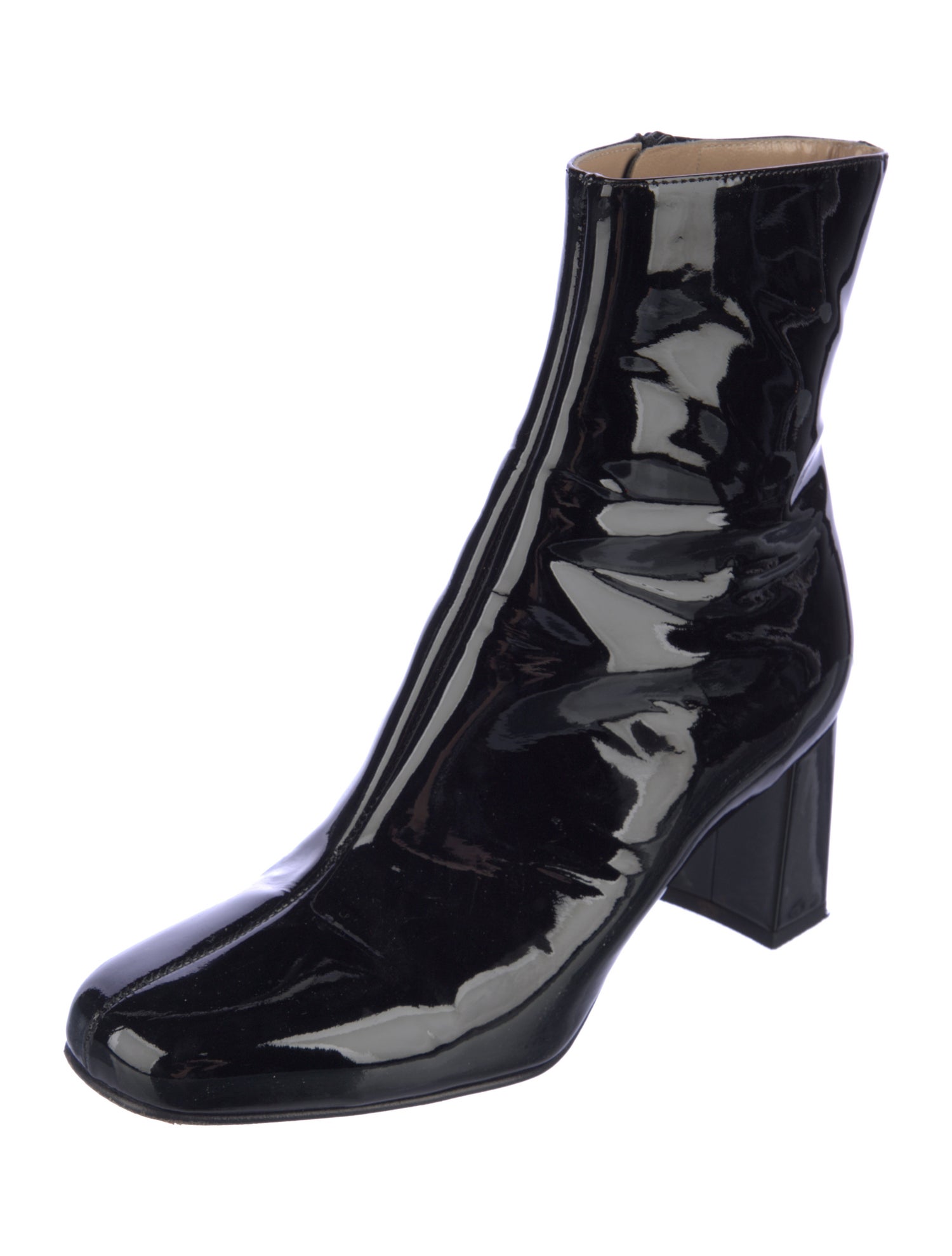 Maryam Nassir Zadeh Patent Leather Boots