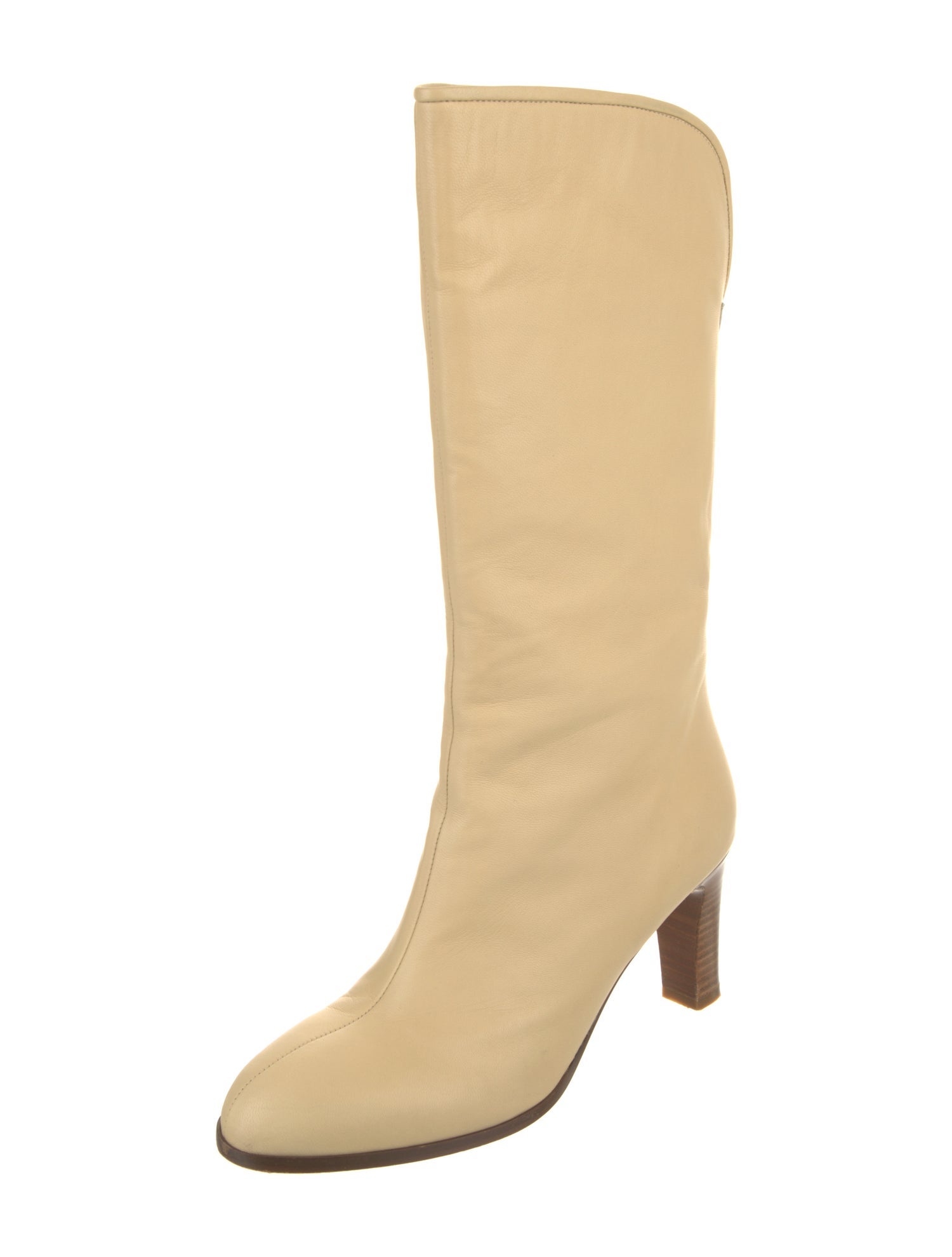 Maryam Nassir Zadeh Leather Colorblock Pattern Boots