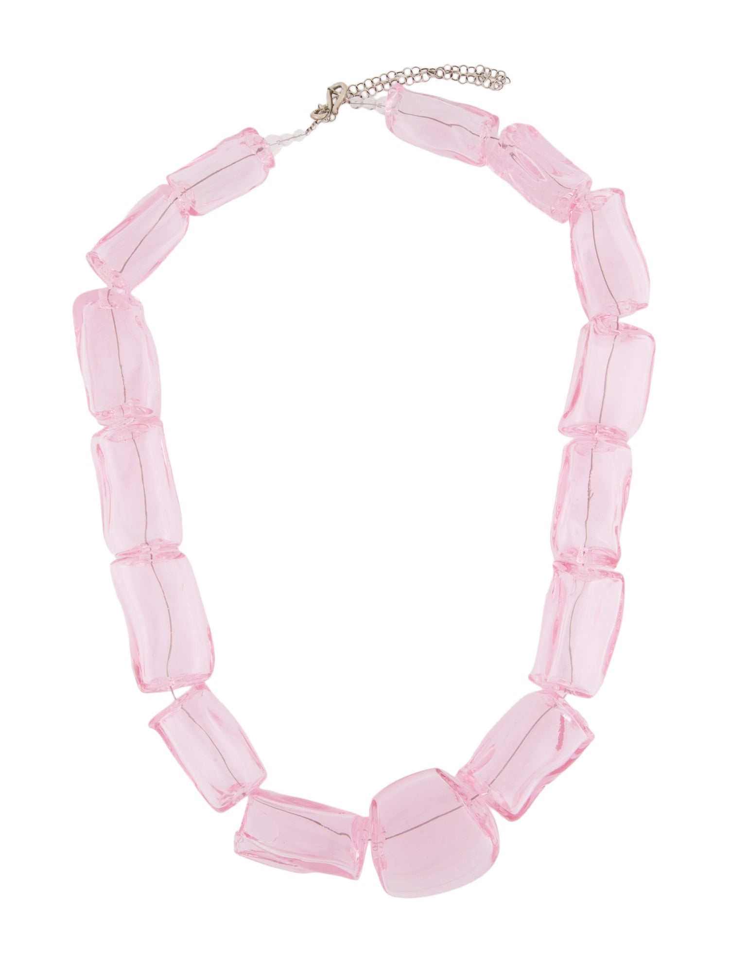 Maryam Nassir Zadeh Glass Ice Cube Strand Necklace