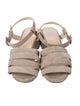 Maryam Nassir Zadeh Suede Gladiator Sandals