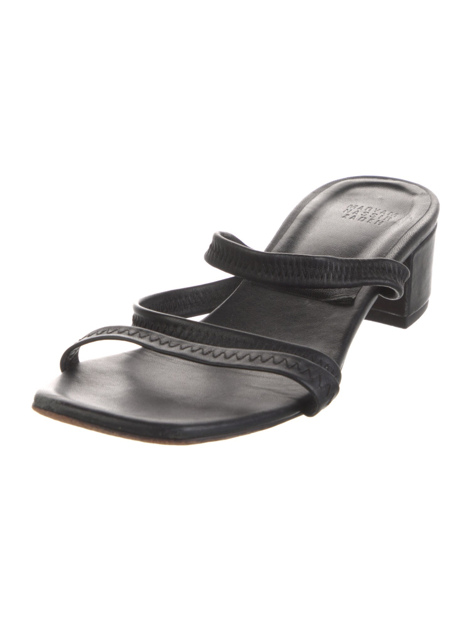 Maryam Nassir Zadeh Leather Slides