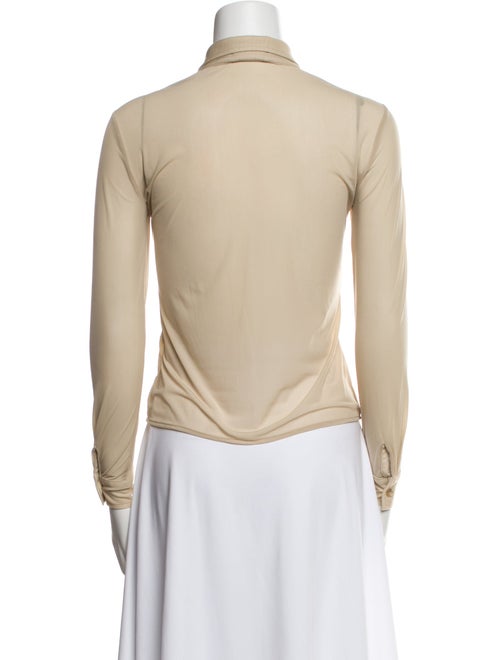 Maryam Nassir Zadeh Long Sleeve Button-Up Top