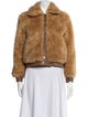 Maryam Nassir Zadeh Leather Faux Fur Jacket