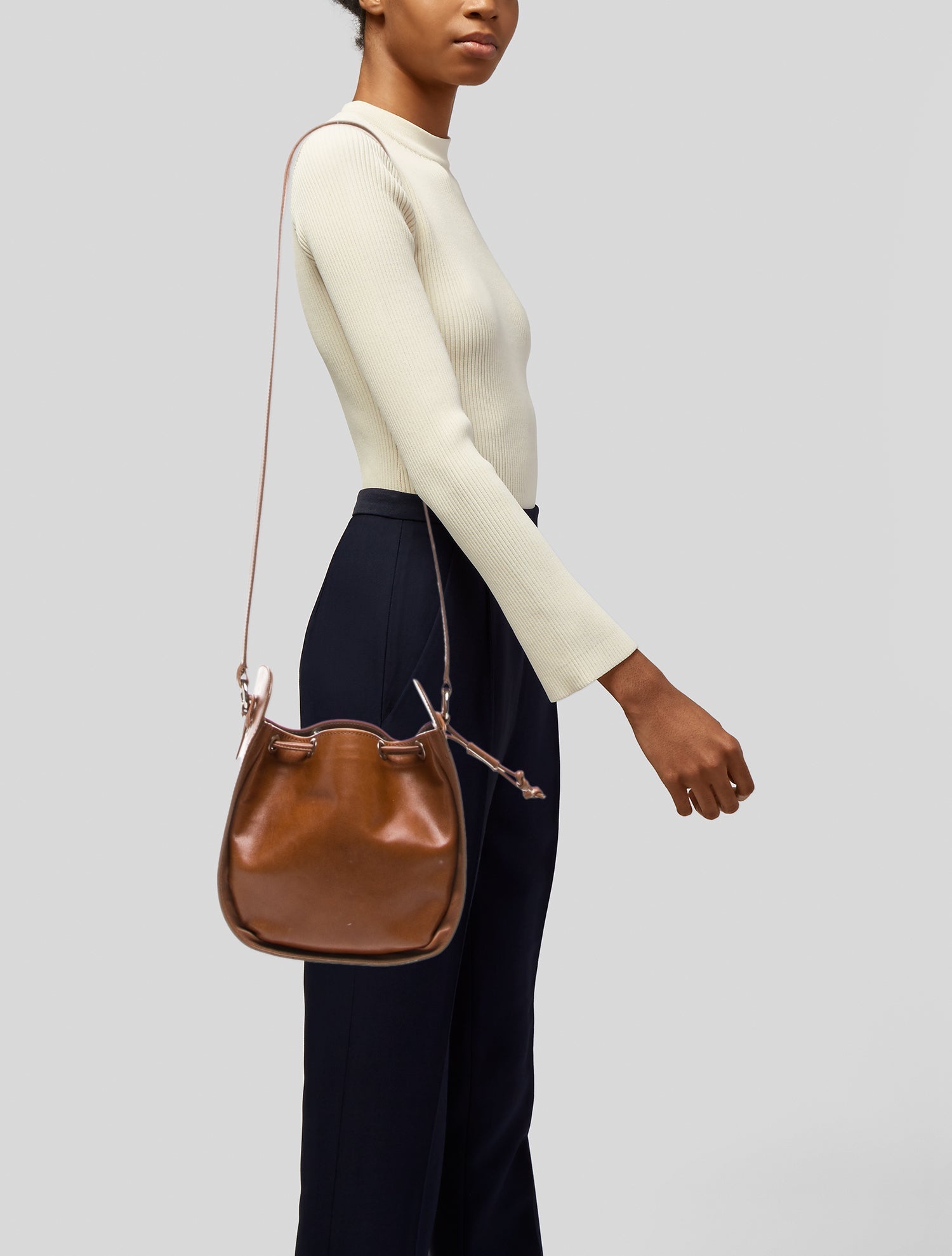 Maryam Nassir Zadeh Leather Shoulder Bag