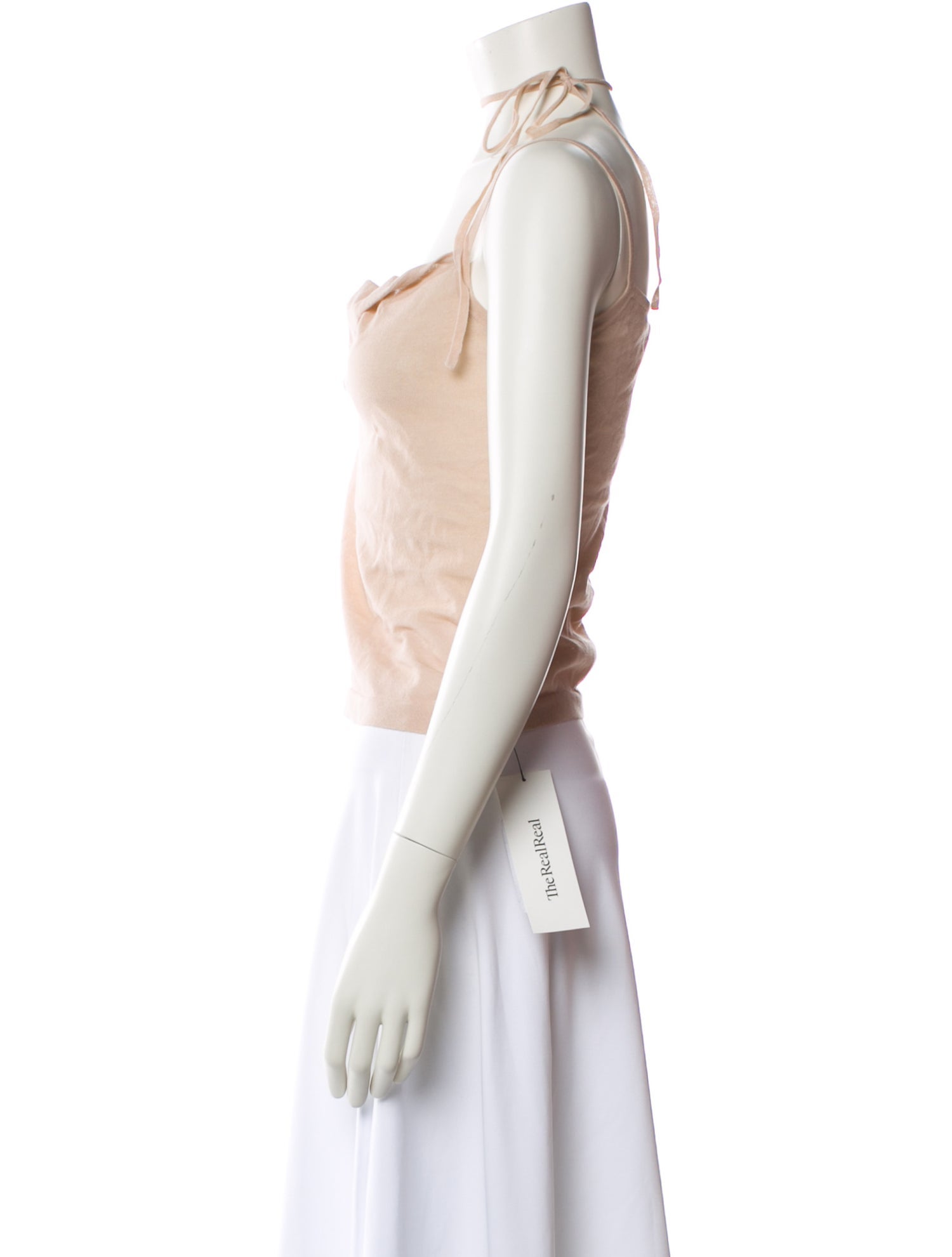 Maryam Nassir Zadeh One-Shoulder Sleeveless Crop Top