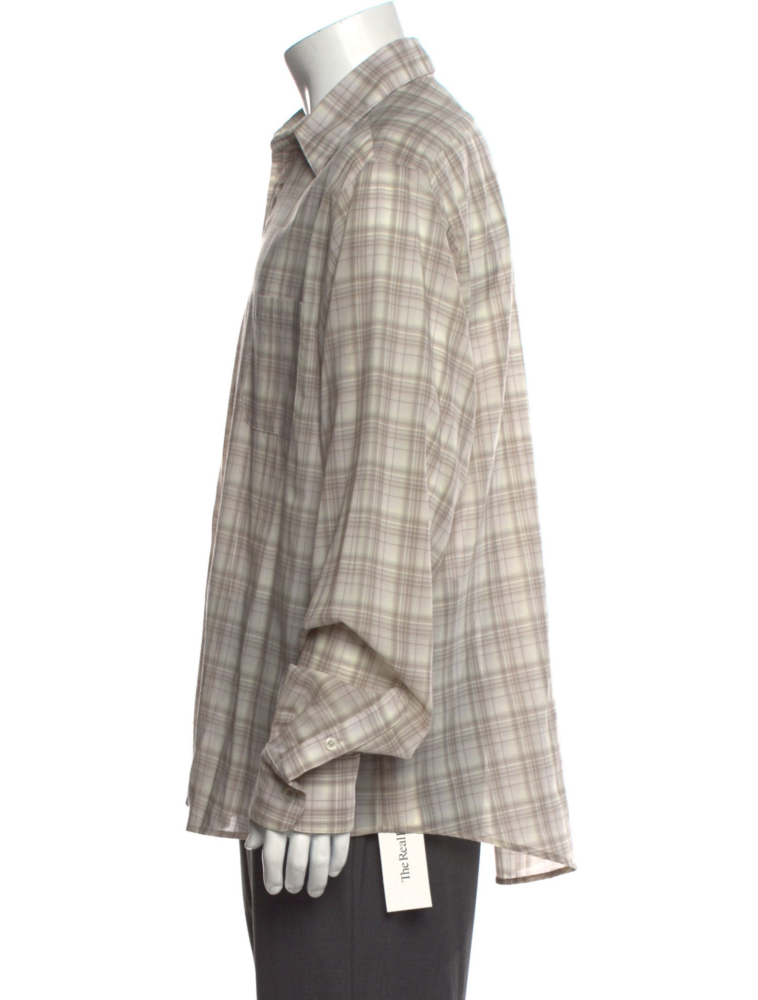 Maryam Nassir Zadeh Plaid Print Long Sleeve Shirt