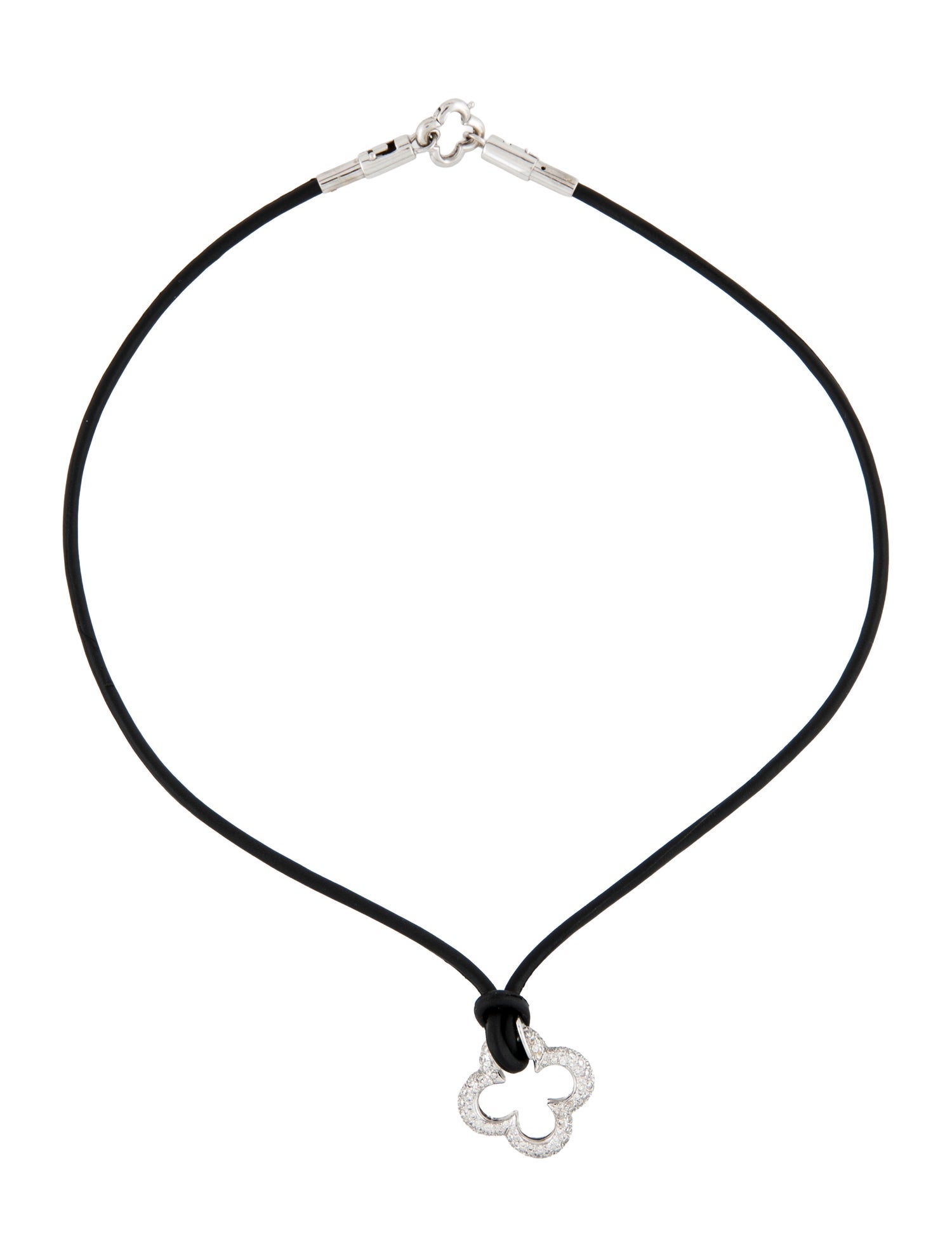 Mouawad X Heidi Klum 18K Diamond Clover Pendant Necklace