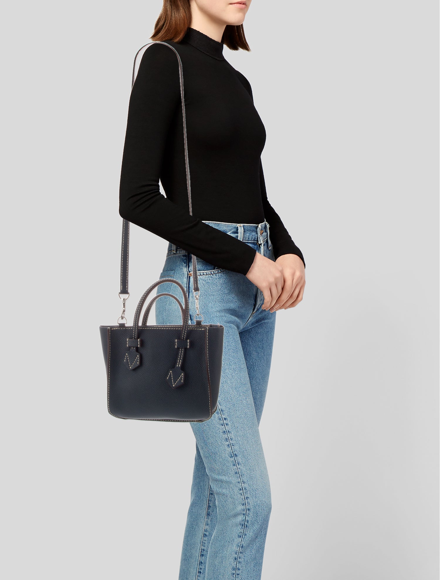 Moreau Leather Top Handle Bag