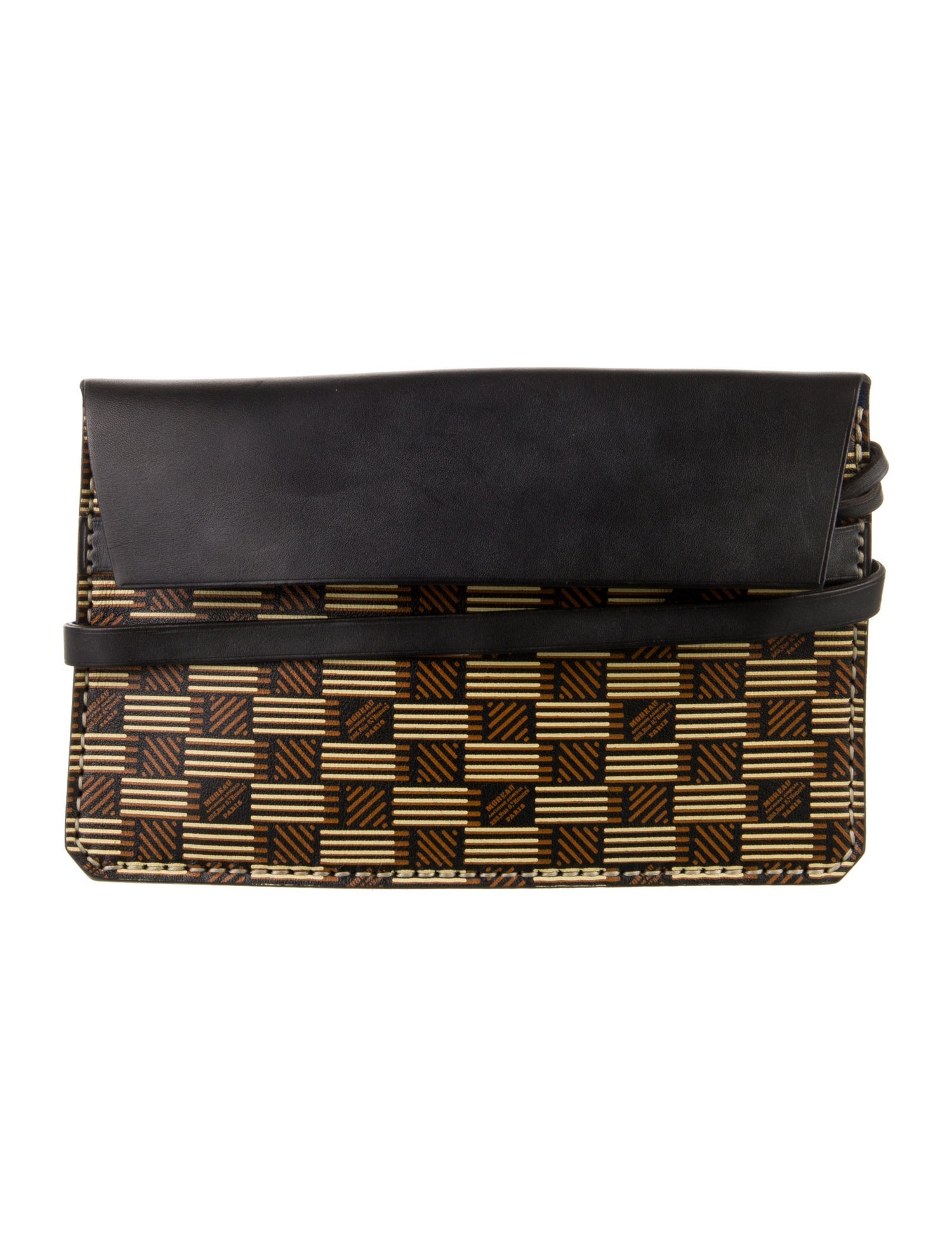 Moreau Calfskin Printed Coin Pouch