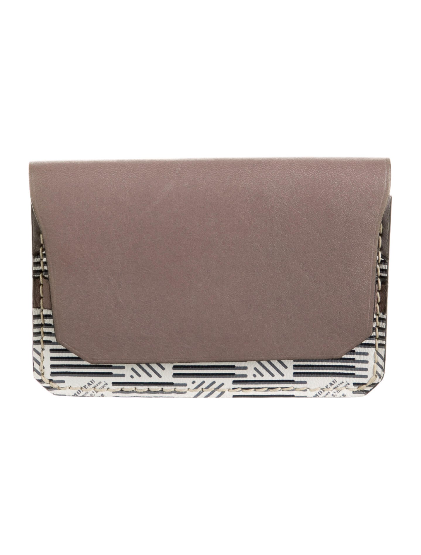 Moreau Leather Printed Bifold Wallet