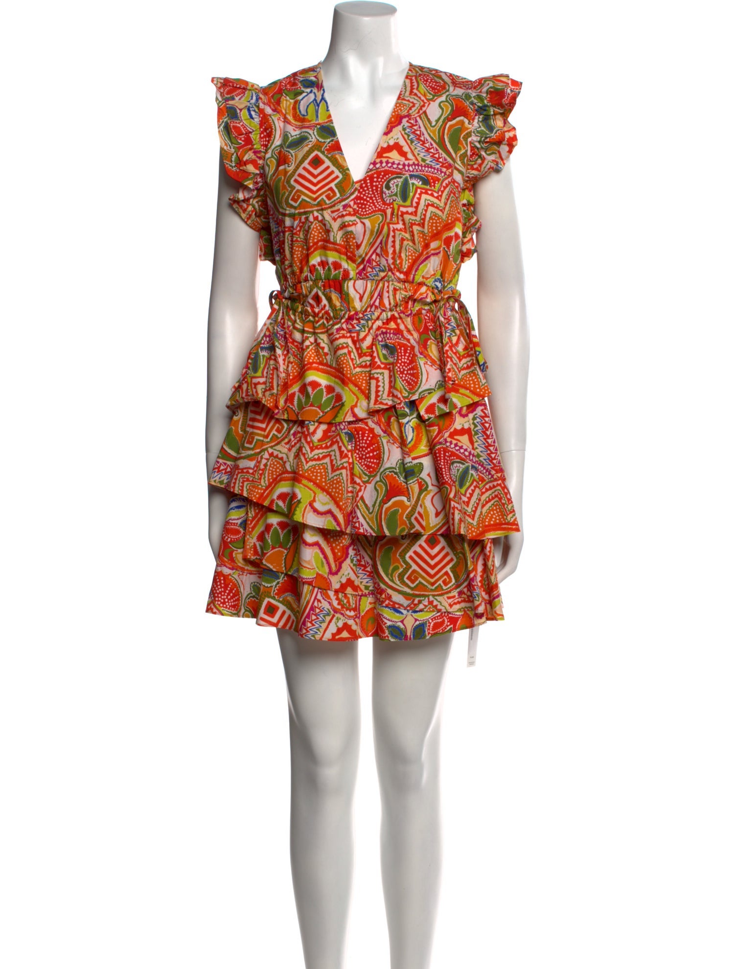 Maria Oliver Printed Mini Dress w/ Tags
