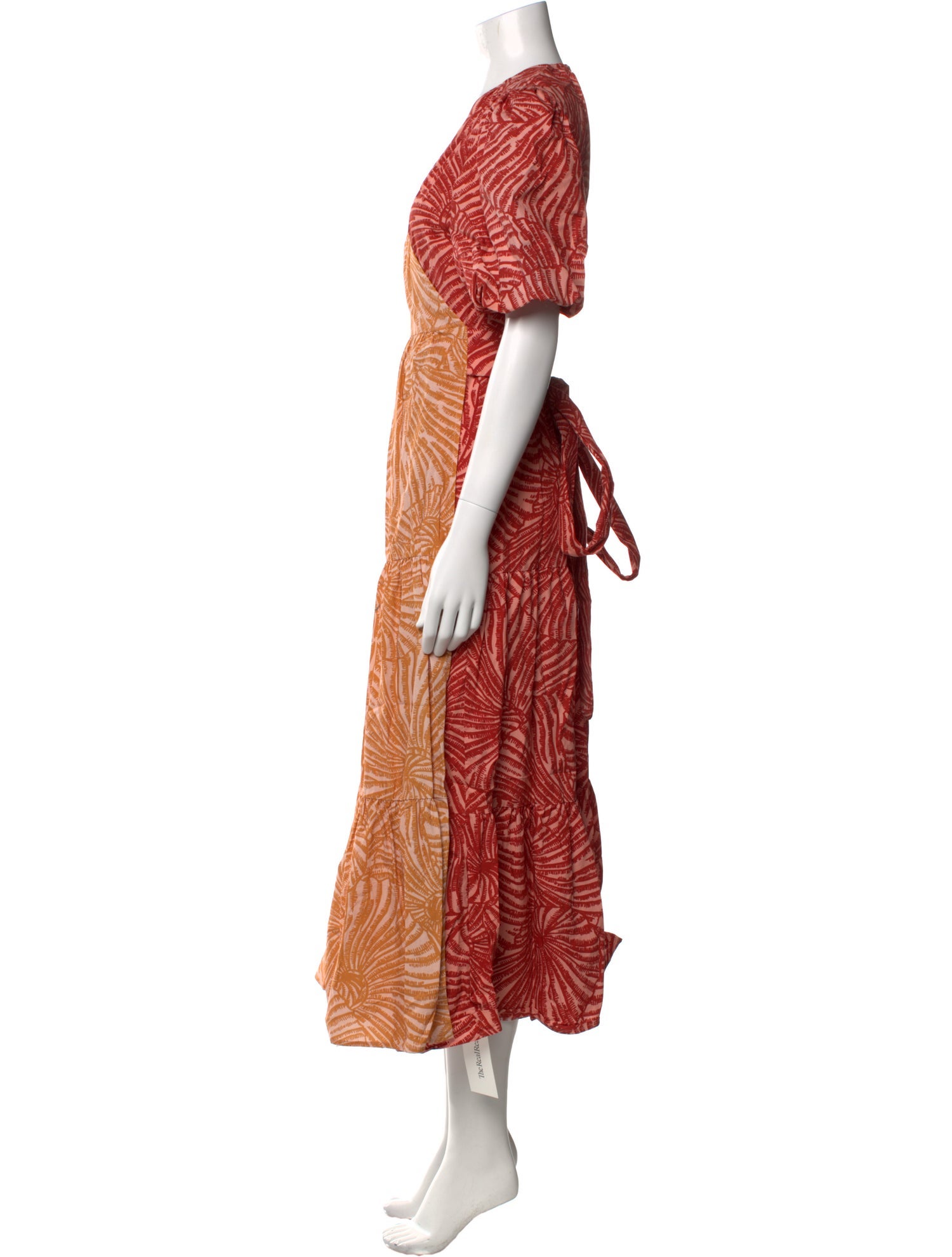 Maria Oliver Printed Long Dress