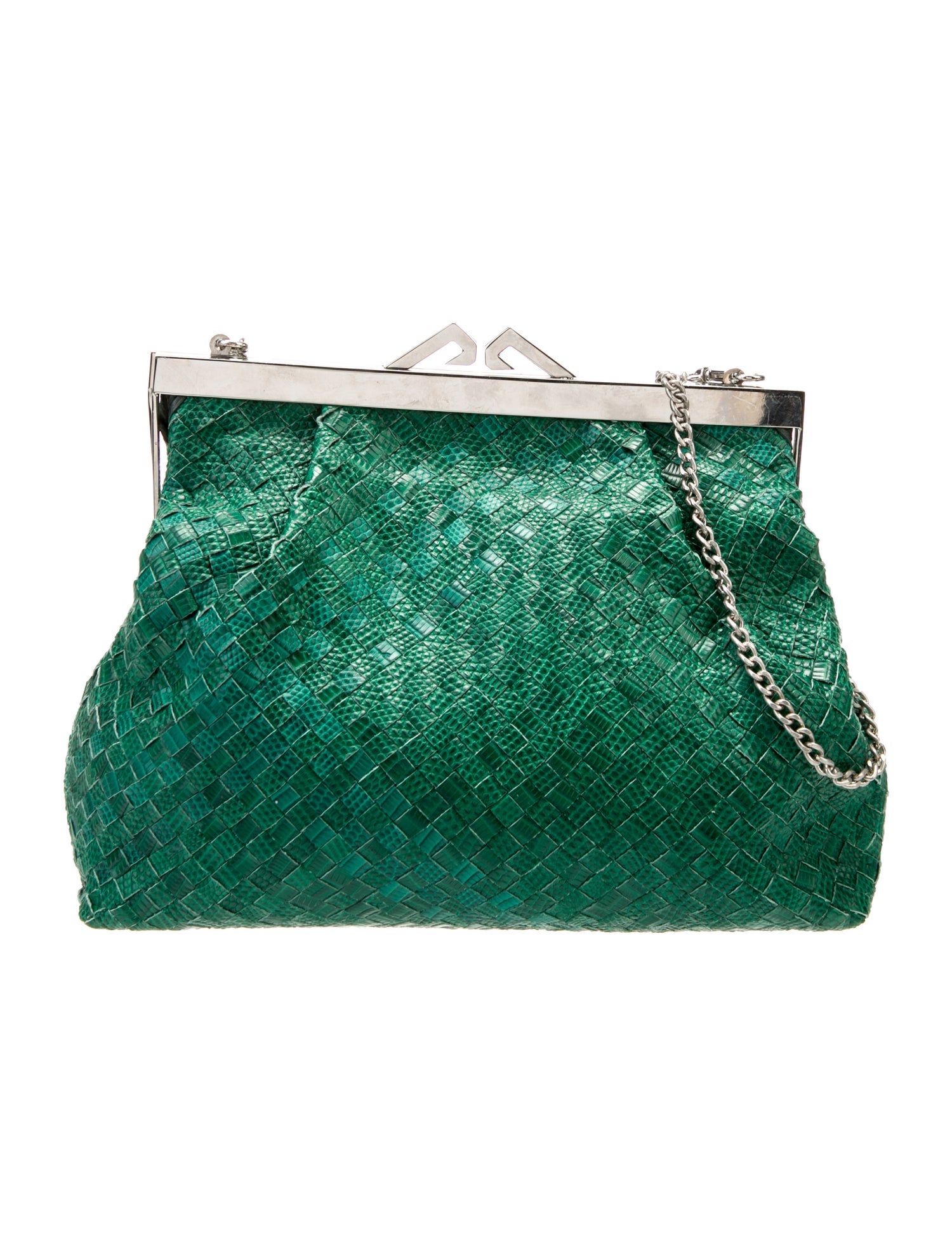 Maria Oliver Leather Evening Bag