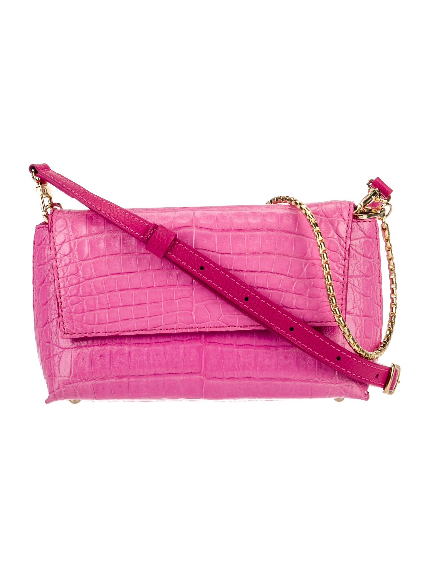 Maria Oliver Crocodile Messenger Bag