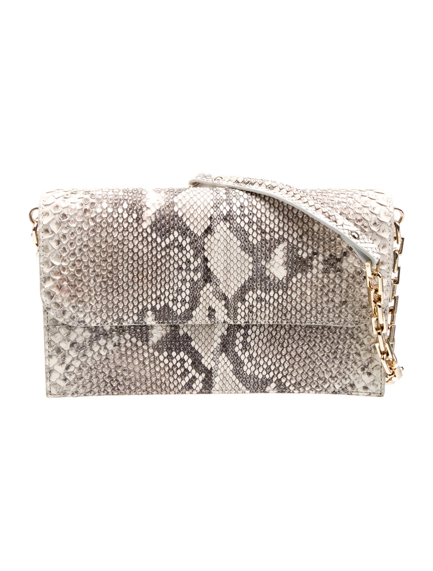 Maria Oliver Embossed Leather Shoulder Bag