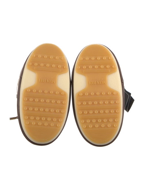 Moon Boot x Chloé Tweed Pattern Lace-Up Boots