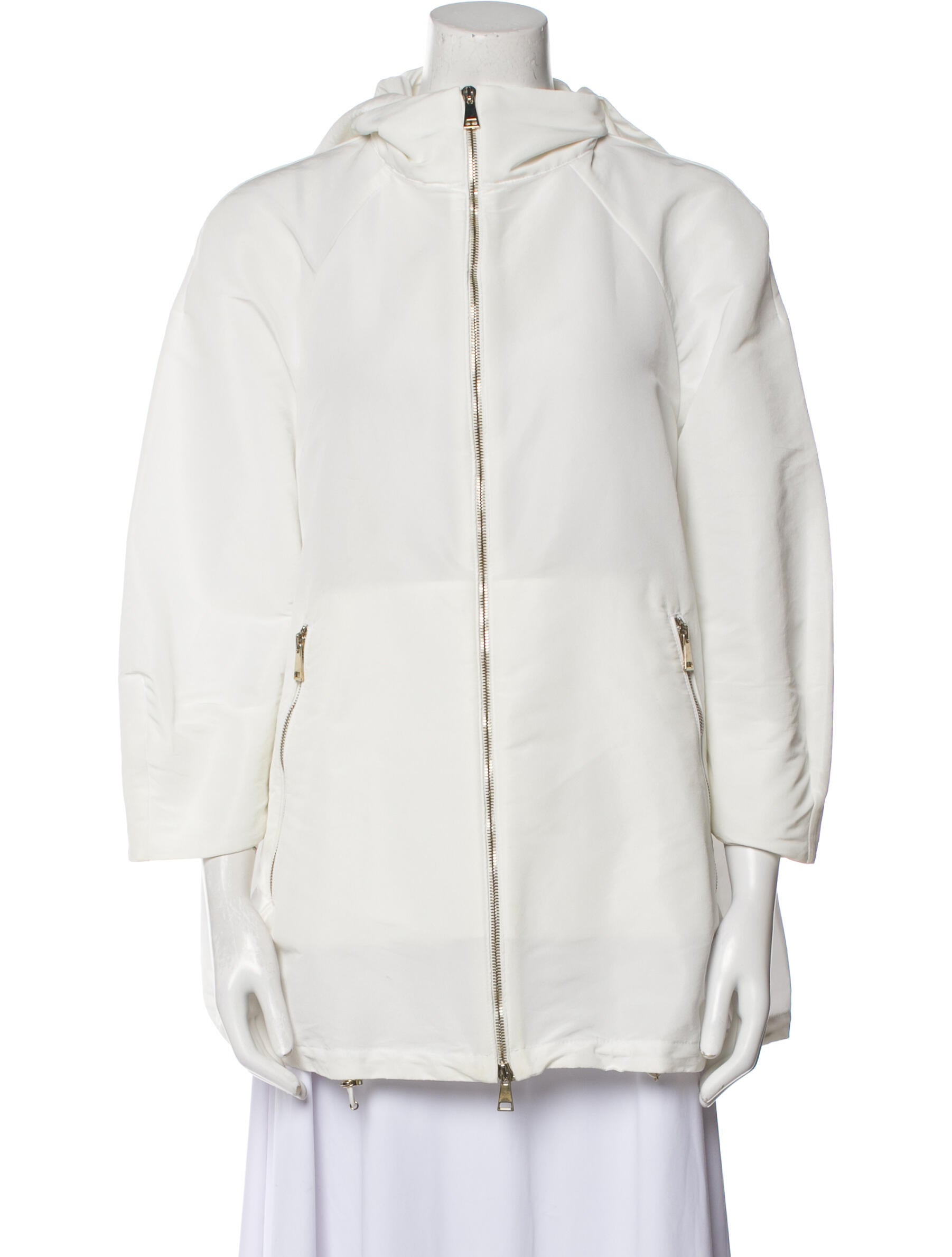 Moncler Jacket White Jackets, Clothing MOC103768 The RealReal
