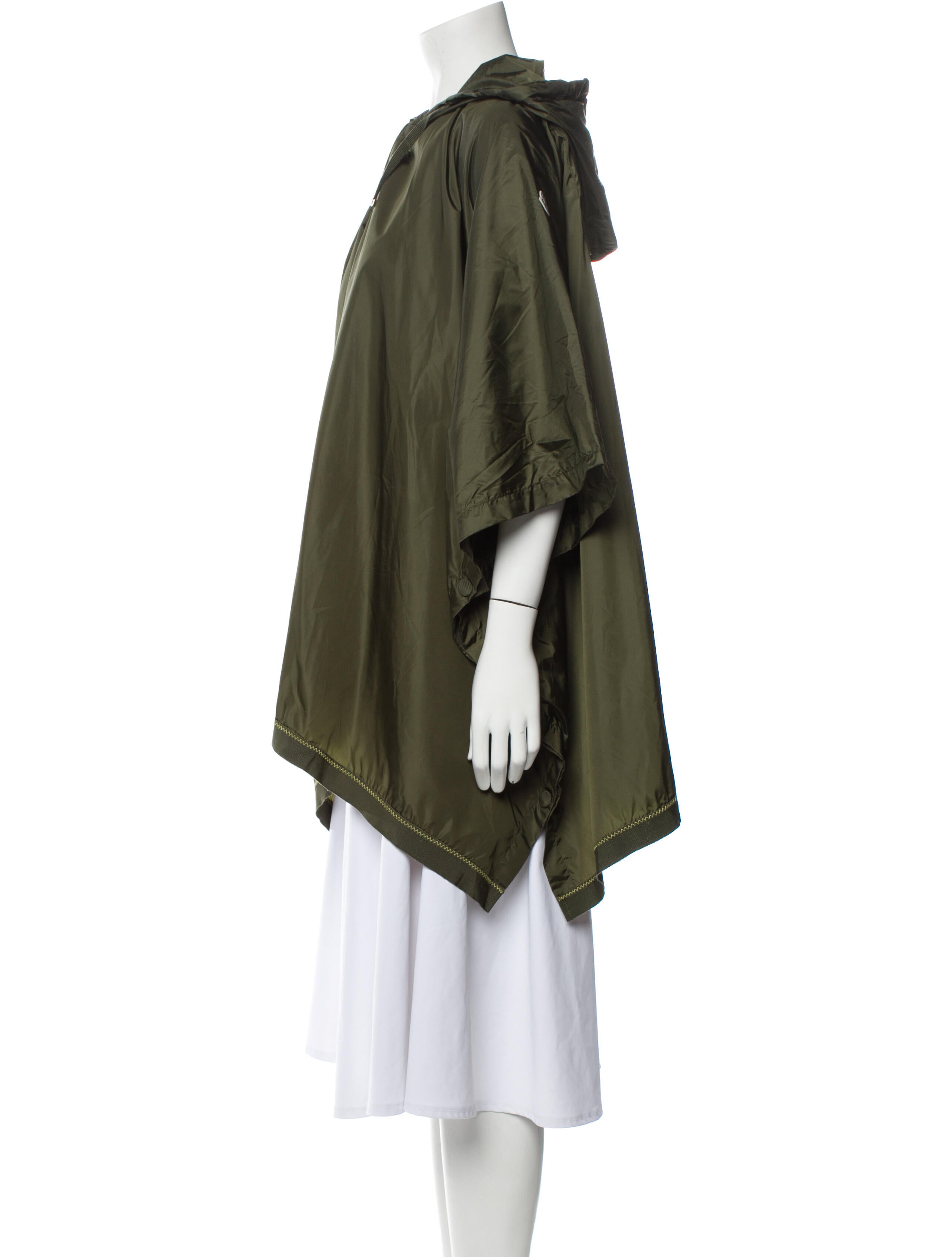 Moncler Poncho Green Coats, Clothing MOC106977 The RealReal