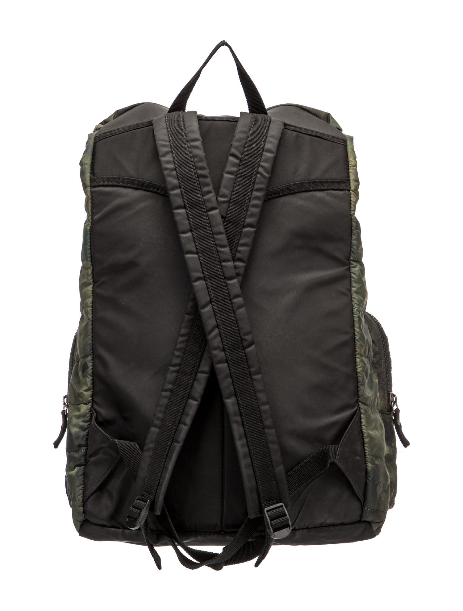 Moncler Camo Nylon Backpack - Green Backpacks, Bags  display picture 1