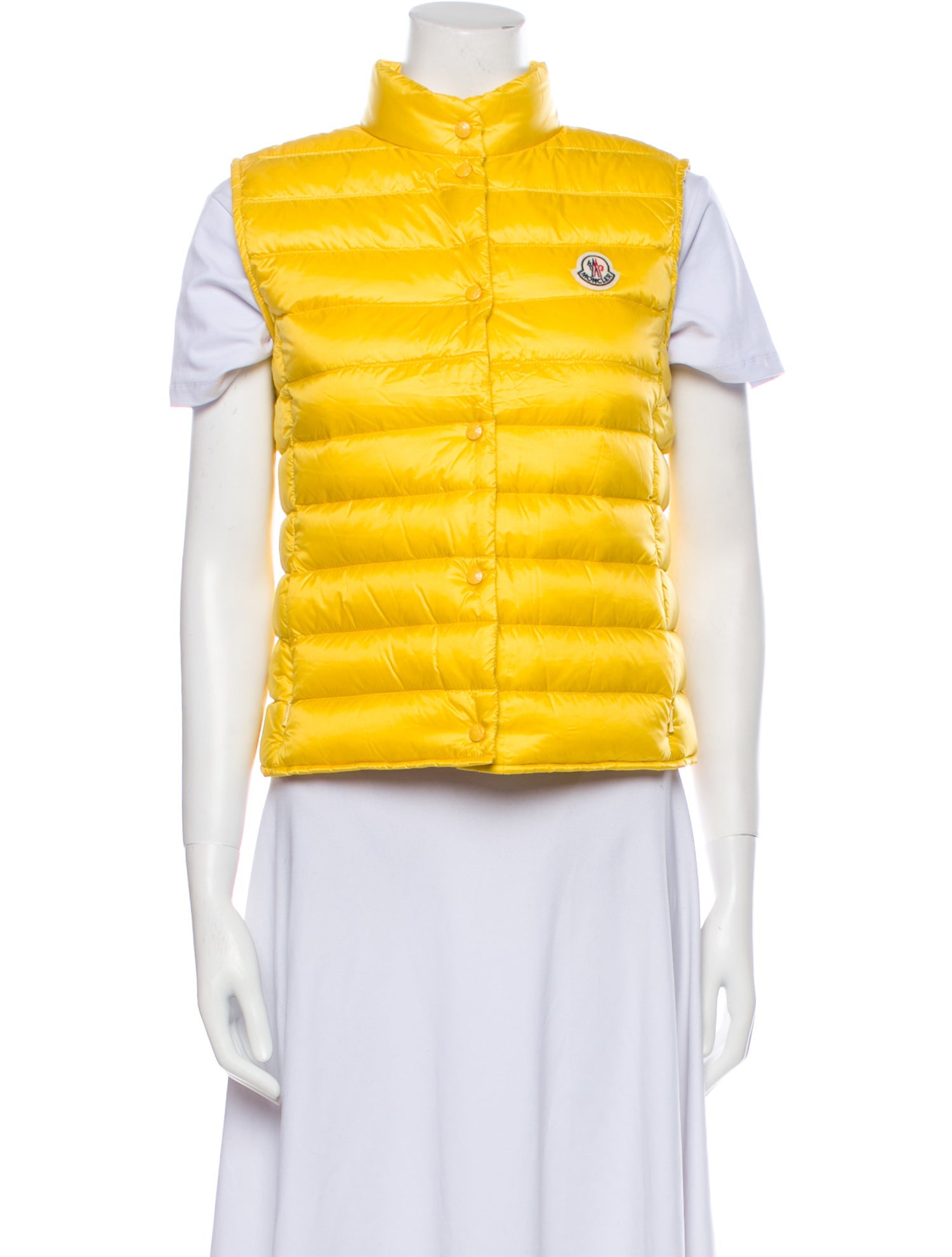 Moncler Vest w/ Tags Yellow Jackets, Clothing MOC120629 The RealReal