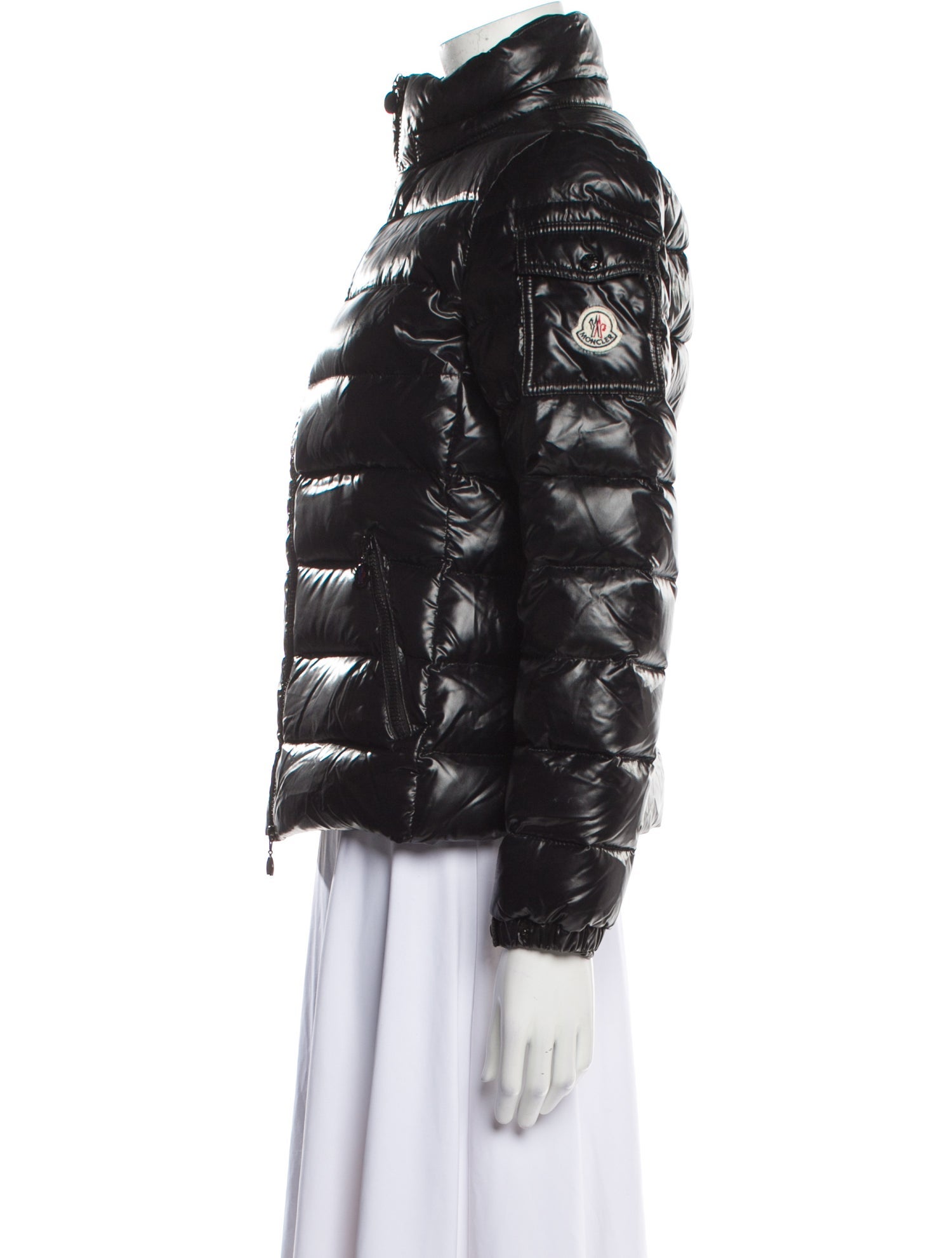 Moncler Down Jacket Black Jackets, Clothing MOC119448 The RealReal