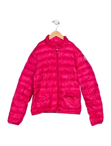 Pre-owned Moncler Down Jacket In Pink
