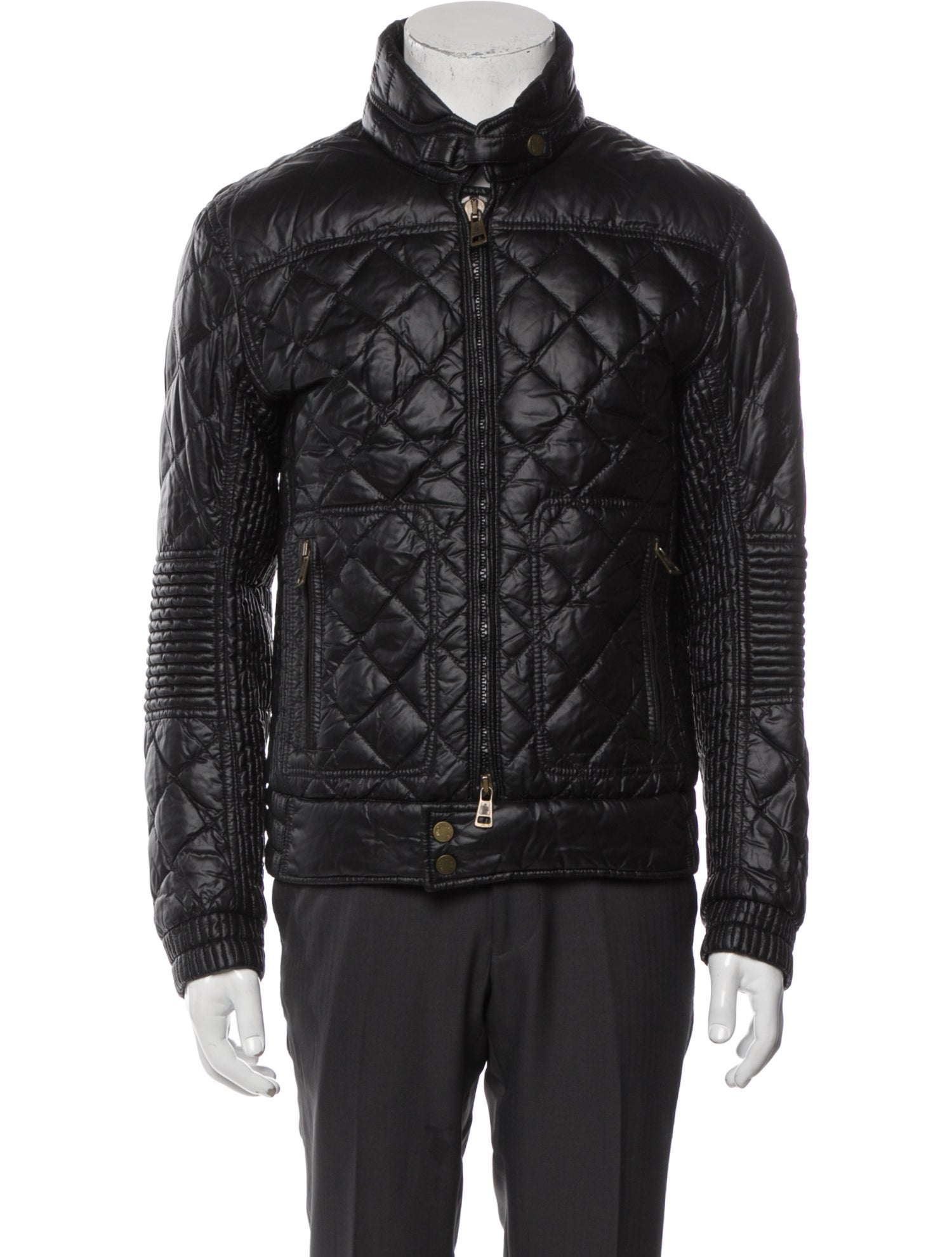 Moncler Vintage Aristide Moto Jacket - Black Outerwear, Clothing