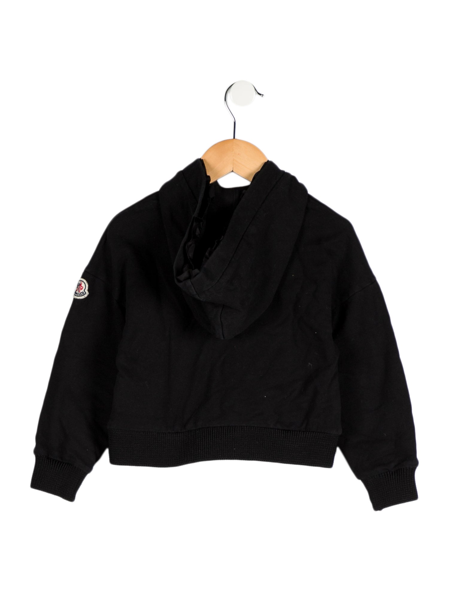 Moncler Girls' Solid Woven Sweatshirt