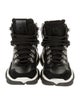 Moncler Leather Mesh Accents Hiking Boots