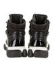 Moncler Leather Mesh Accents Hiking Boots