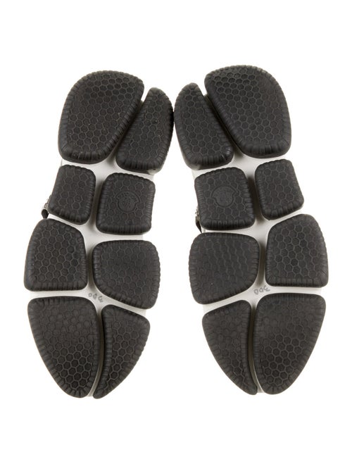 Moncler Leather Mesh Accents Hiking Boots