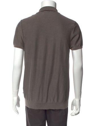 Moncler Collar Short Sleeve Polo Shirt