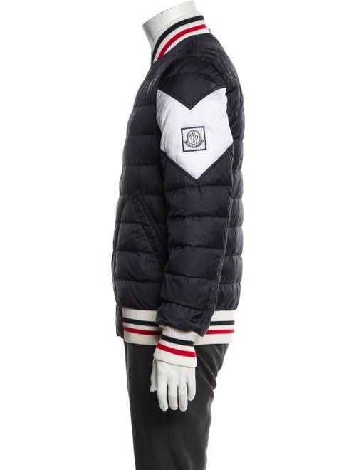 Moncler Striped Puffer Coat