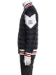 Moncler Striped Puffer Coat