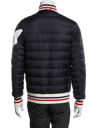 Moncler Striped Puffer Coat