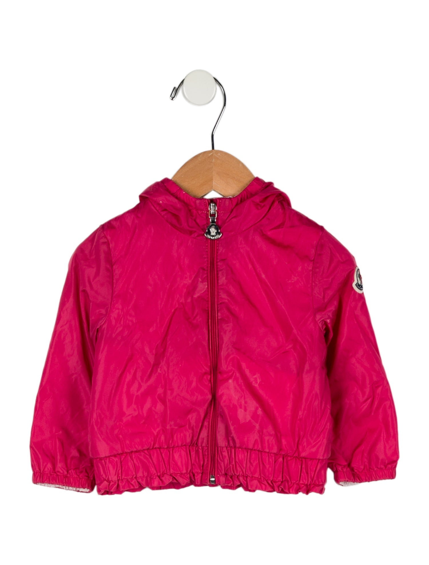 Moncler Girls' Nylon Hooded Jacket