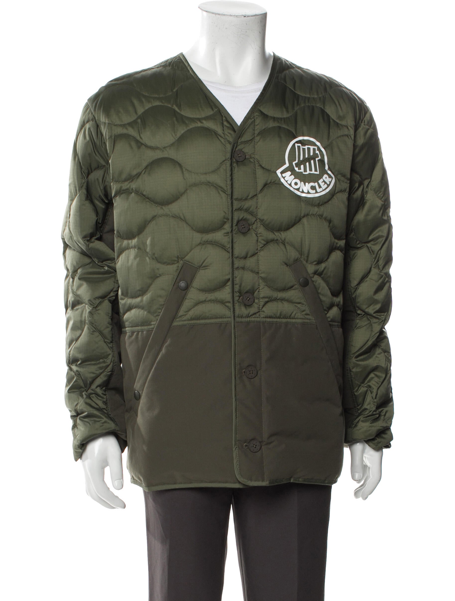 Moncler Genius Graphic Print Puffer Coat