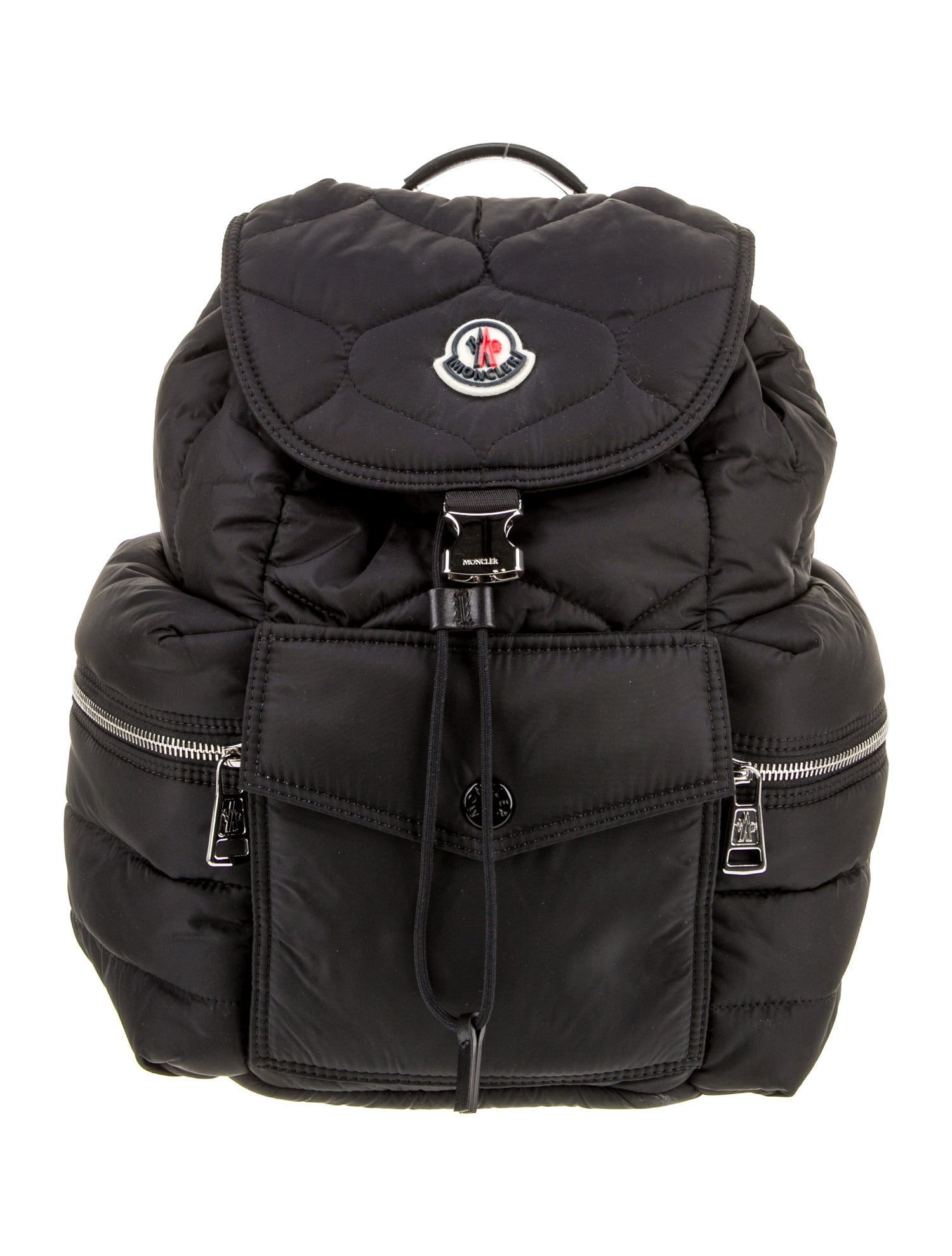 【関税＆送料込み】Moncler Black Backpack With Logo Moncler Logo Backpack | Black | FARFETCH