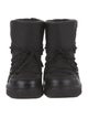 Moncler Leather Lace-Up Boots