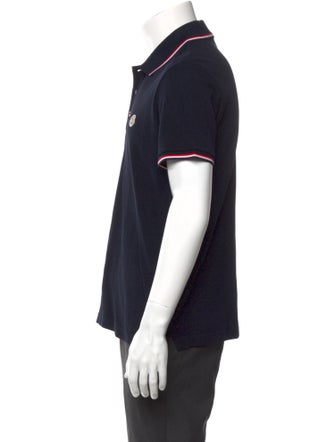 Moncler Collar Short Sleeve Polo Shirt