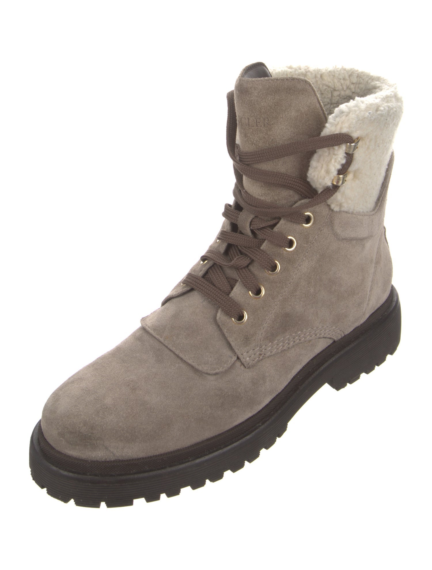 Moncler Suede Combat Boots