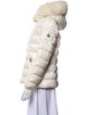 Moncler Faux Fur Coat