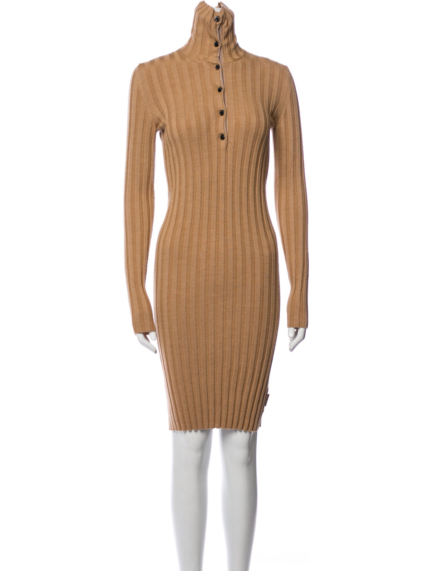 Moncler Turtleneck Knee-Length Dress