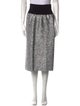 Moncler Wool Midi Length Skirt