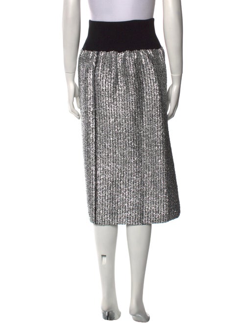 Moncler Wool Midi Length Skirt