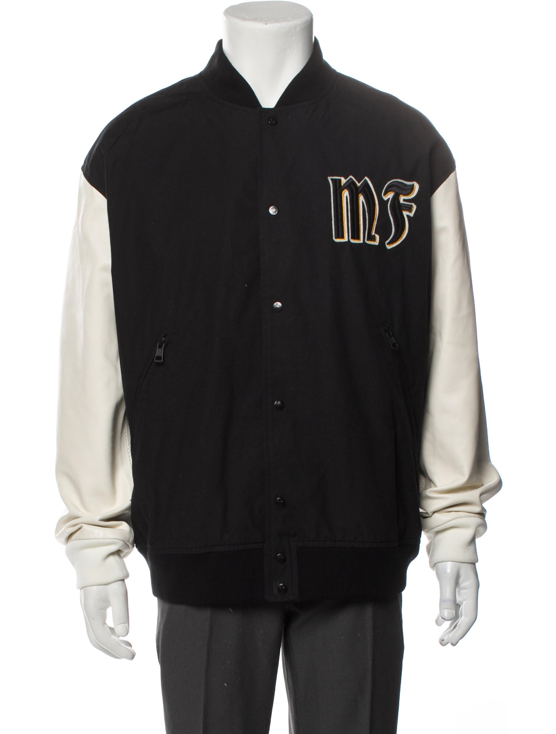 Moncler x Fragment Design Graphic Print Varsity Jacket