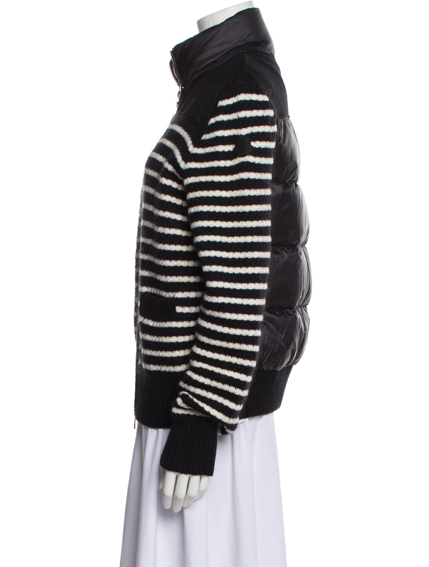 Moncler Striped Down Jacket