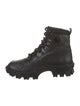 Moncler Leather Combat Boots