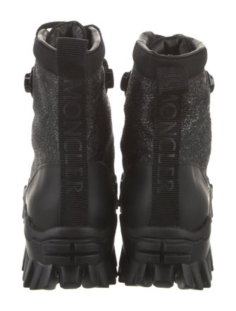 Moncler Leather Combat Boots