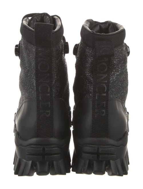 Moncler Leather Combat Boots